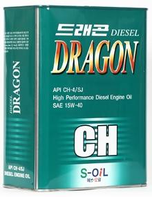 Dragon DCH15W4004 Моторное масло для высоконагруженных дизельных двигателей, в том числе с турбонаддувом и увеличенным