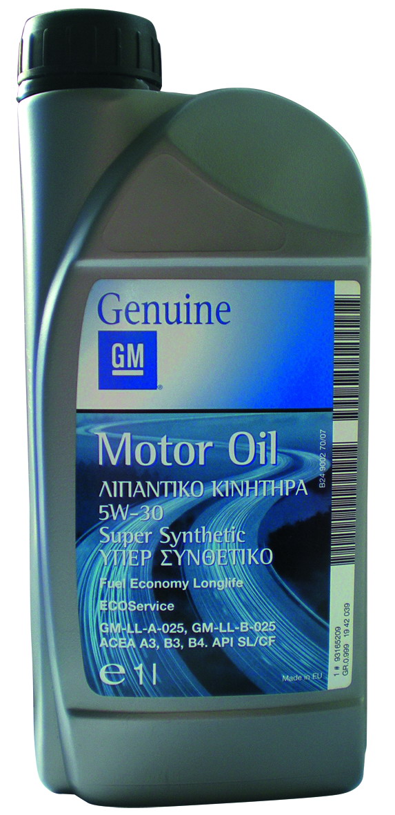 General Motors 1942039 Всесезонное моторное масло для всех типов бензиновых и дизельных двигателей