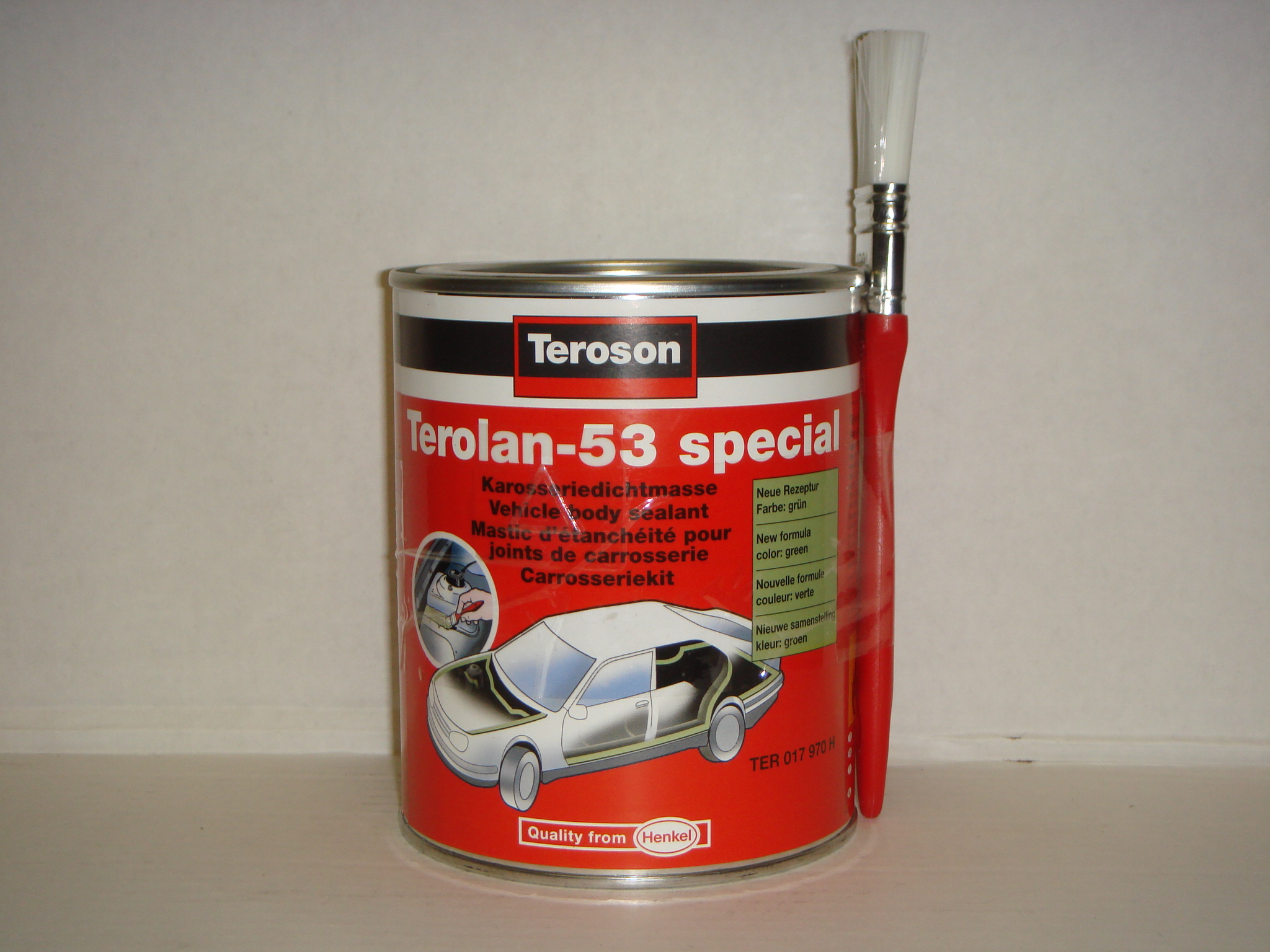 Teroson 799671 Герметик для кузова (светло-серый), банка 1,4 кг